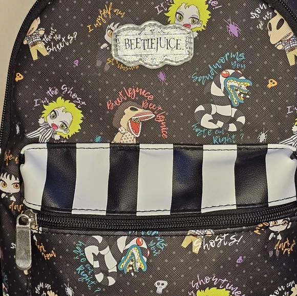 Beetlejuice Purse/Mini backpack - Picture 2 of 8